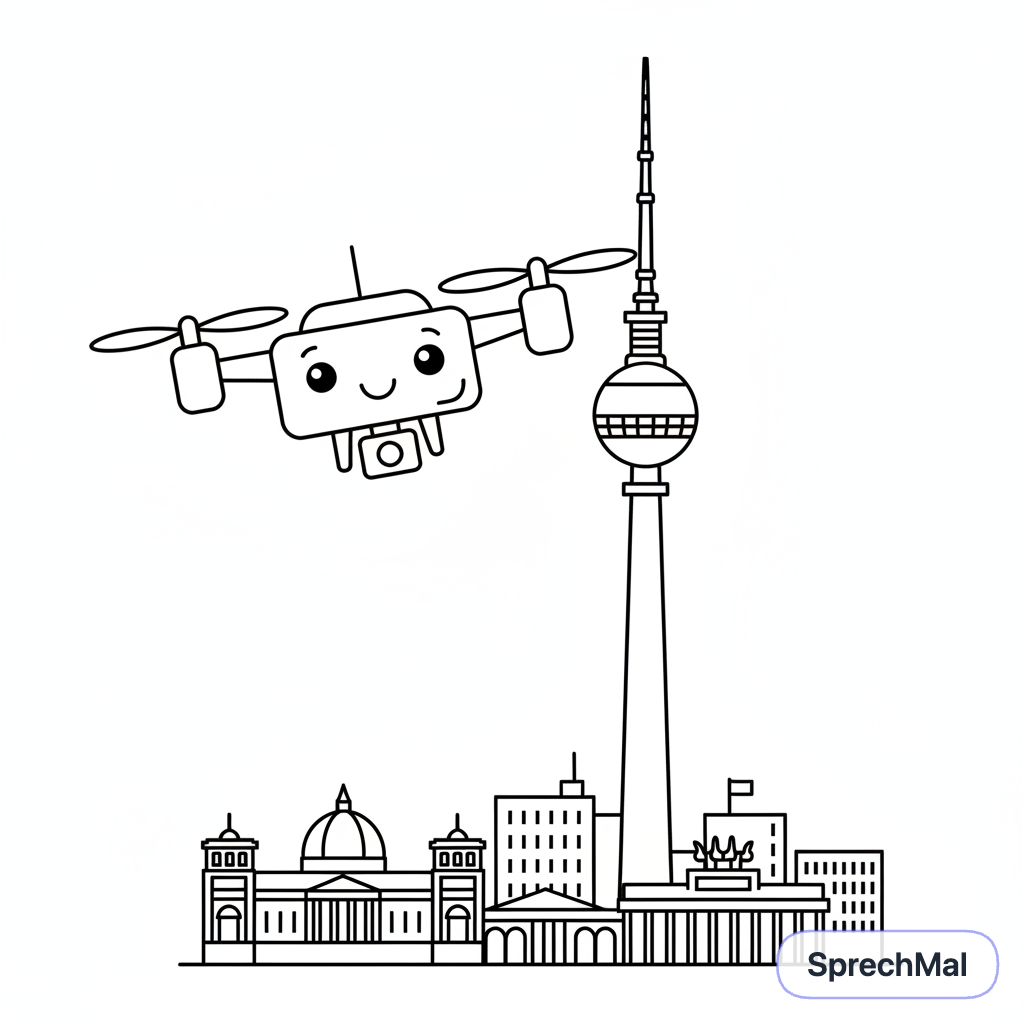 Die Friedensdrohne Fliegt