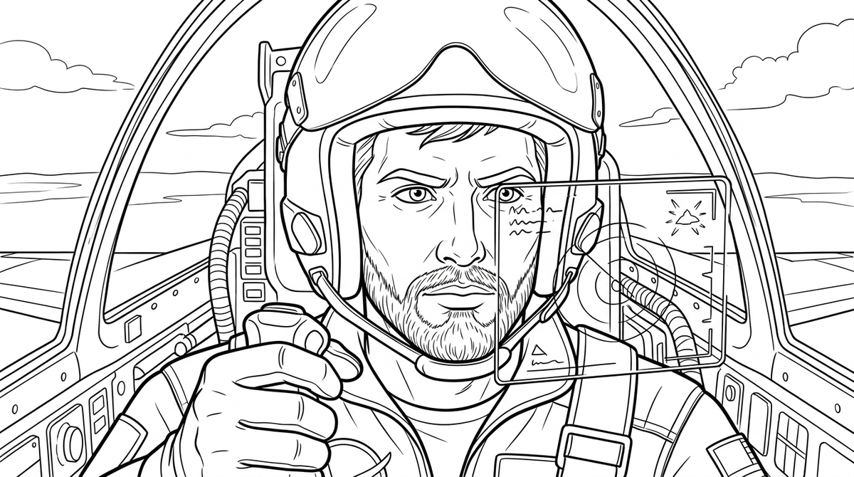 Seite 2: Ein plötzlicher Windstoß lässt den Koloss schwanken, die Tragflächen knirschen. Der Pilot korrigiert sanft, das Düsentriebwerk heult auf. Ein blinkendes Licht im Cockpit signalisiert Turbulenzen.
